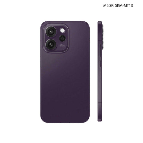 Dán Skin Oppo Reno15 Series Đổi Màu Tím Metallic | SKM-MT13