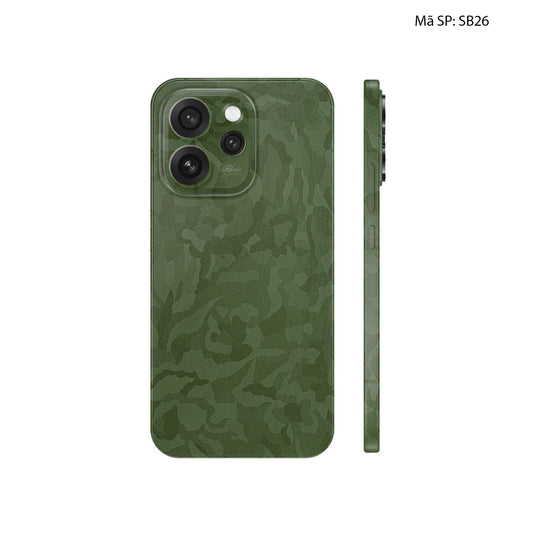 Dán Skin Oppo Reno15 | Pro | F Vân Camo Xanh SB26