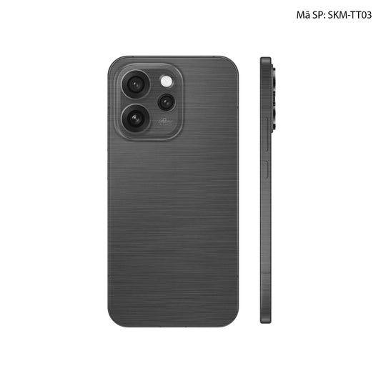 Dán Skin Oppo Reno15 Series Vân Xước Titan Xám | SKM-TT03