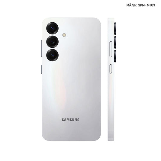 Dán Skin Samsung Galaxy S25 Series Đổi Màu Trắng Ngọc Trai | SKM-MT03