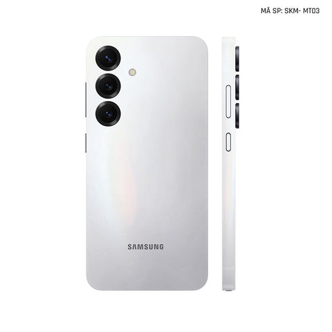 Dán Skin Samsung Galaxy S25 Series Đổi Màu Trắng Ngọc Trai | SKM-MT03