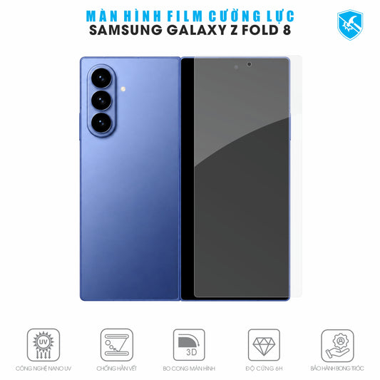 Dán Film Cường Lực Samsung Galaxy Z Fold 8 Full Màn Hình Ngoài