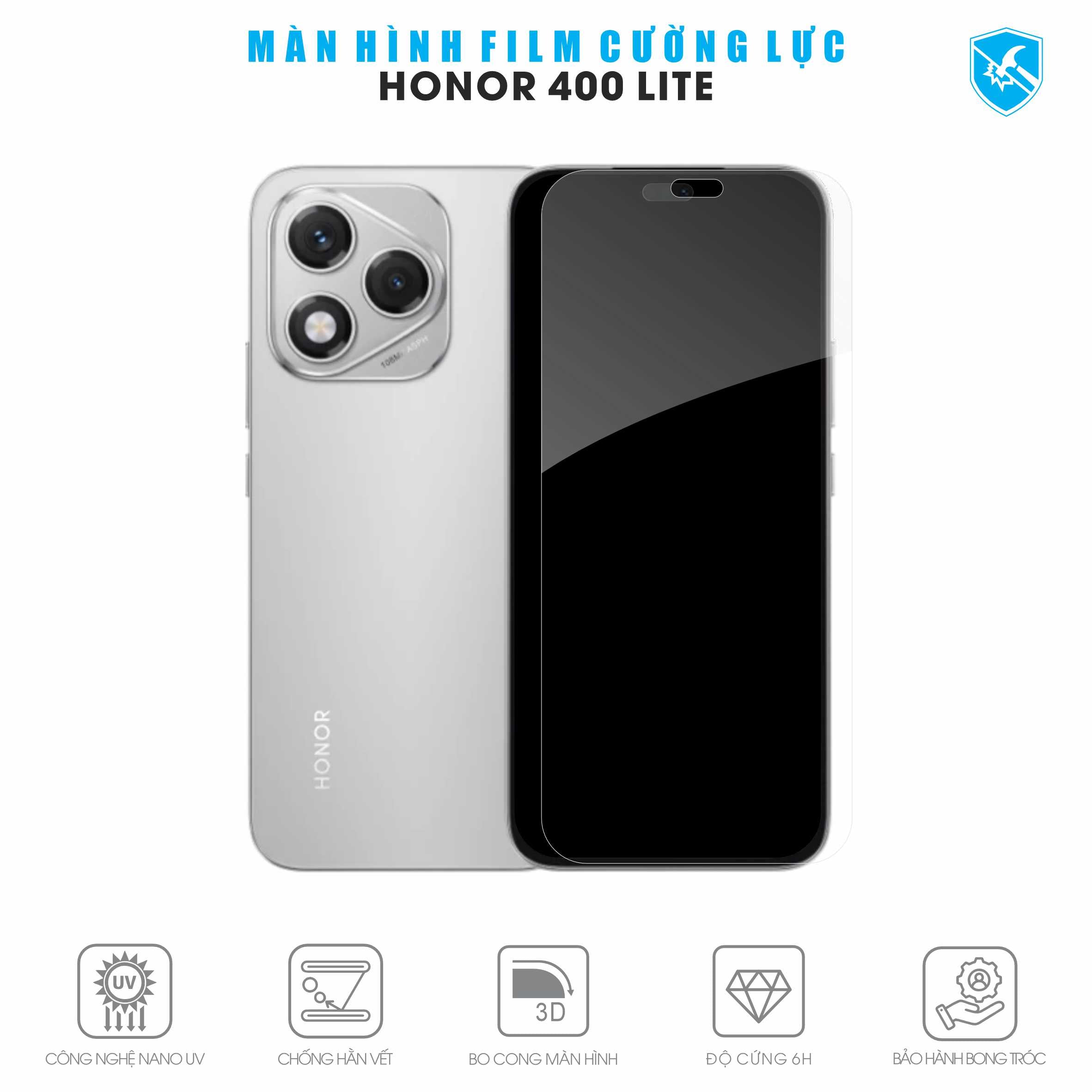 Dán Film Cường Lực Honor 400 Lite Full Màn Hình