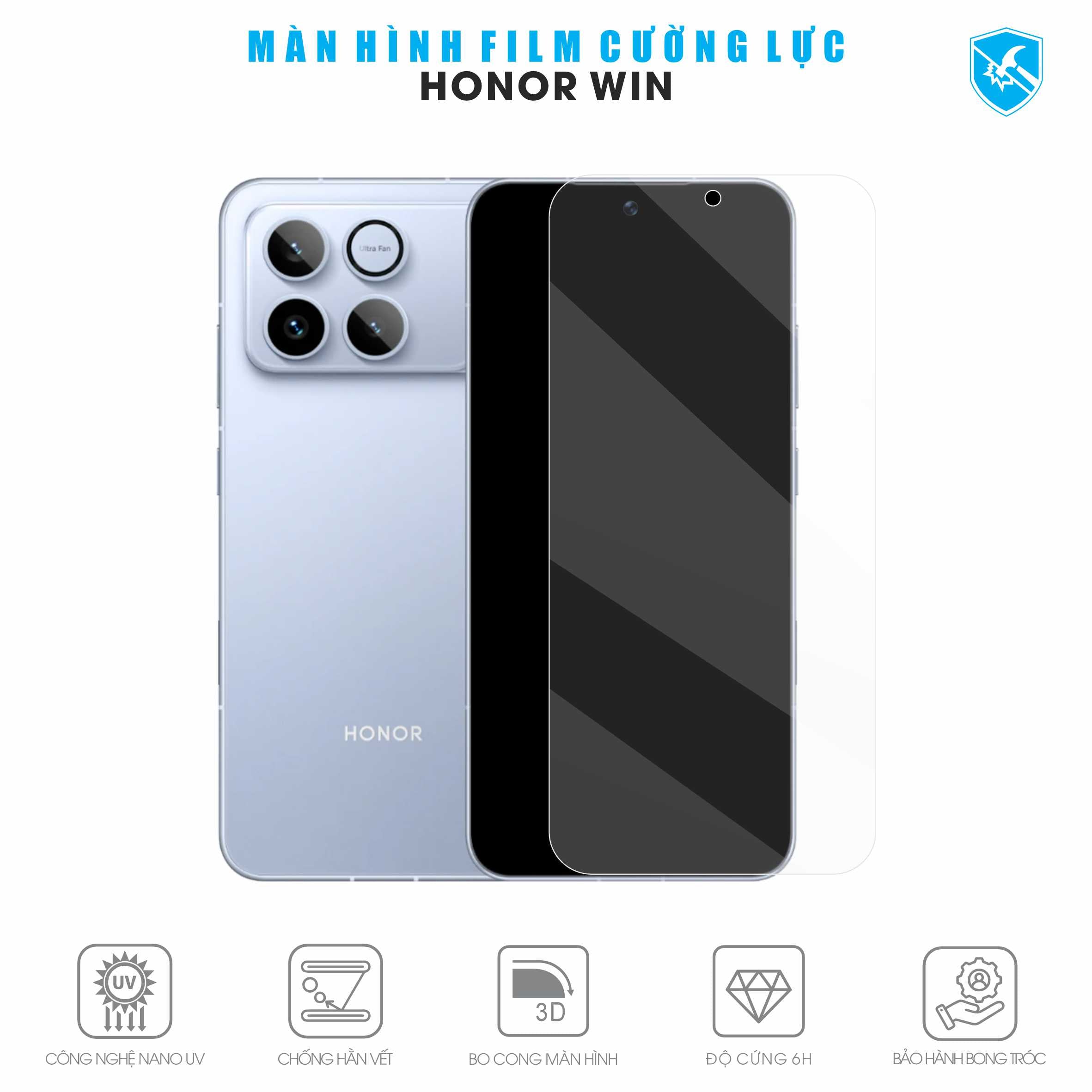 Dán Film Cường Lực Honor Win Full Màn Hình