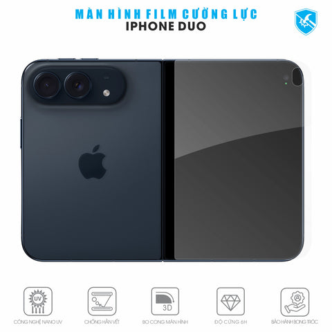 Dán Film Cường Lực Iphone Duo Full Màn Hình Ngoài
