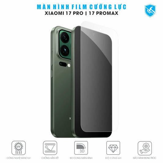 Dán Film Cường Lực Xiaomi 17 | Pro | Pro Max Full Màn Hình