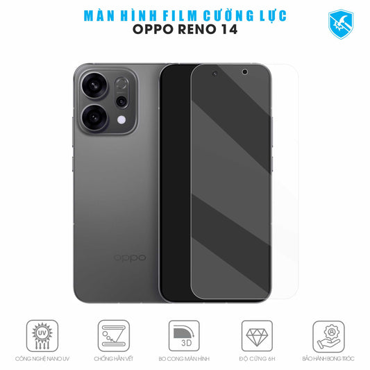 Dán Film Cường Lực Oppo Reno14 Full Màn Hình