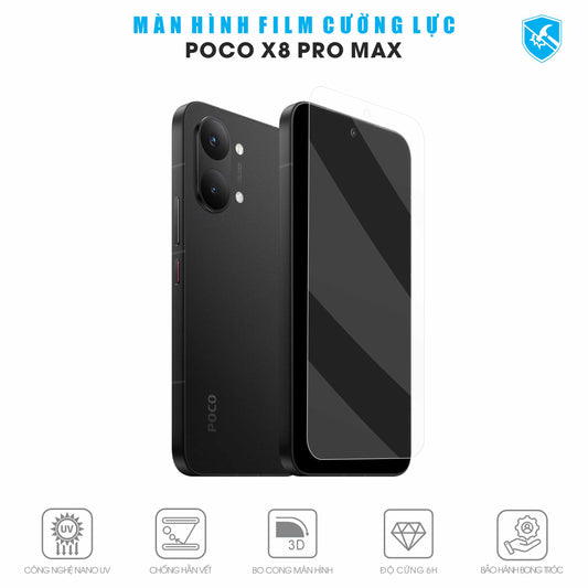 Dán Film Cường Lực POCO X8 Pro Max Full Màn Hình