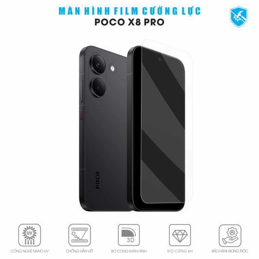 Dán Film Cường Lực POCO X8 Pro Full Màn Hình