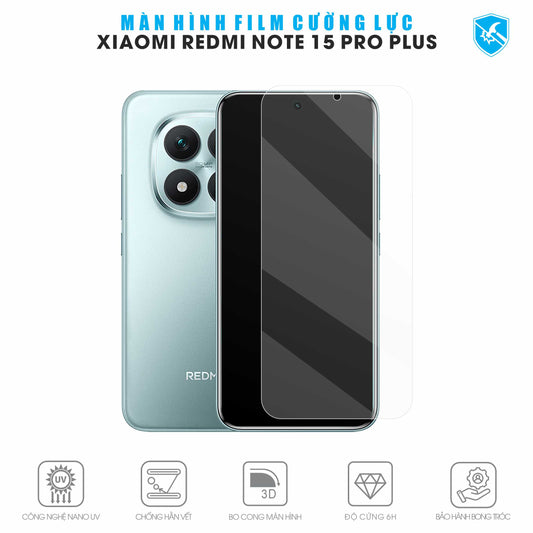 Dán Film Cường Lực Redmi Note 15 Pro Plus Full Màn Hình