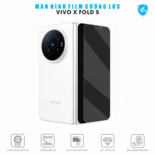 Dán Film Cường Lực Vivo X Fold 5 Full Màn Hình Ngoài