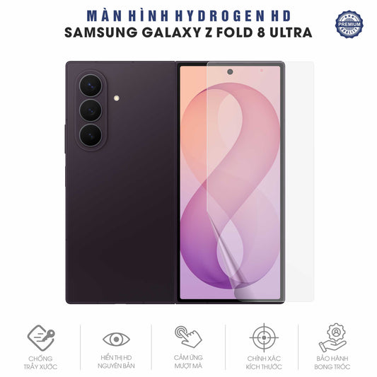 Miếng Dán Màn Hình Ngoài Hydrogen HD Samsung Galaxy Z Fold 8 Ultra