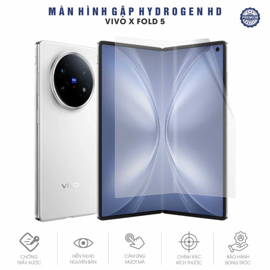 Miếng Dán Màn Hình Gập Hydrogen HD Vivo X Fold 5