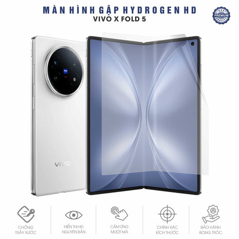 Miếng Dán Màn Hình Gập Hydrogen HD Vivo X Fold 5