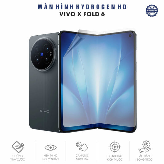 Miếng Dán Màn Hình Gập Hydrogen HD Vivo X Fold 6