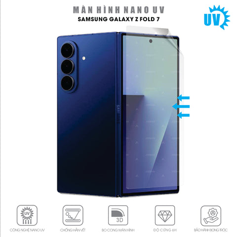 Miếng Dán Màn Hình Nano UV Samsung Galaxy Z Fold 7 HD