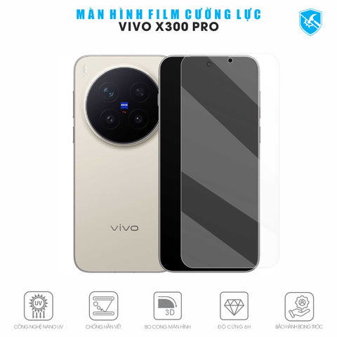 Dán Film Cường Lực Vivo X300 Pro Full Màn Hình