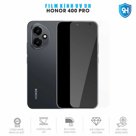 Miếng Dán Kính UV 9H Màn Hình Honor 400 Pro