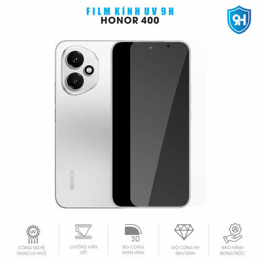 Miếng Dán Kính UV 9H Màn Hình Honor 400
