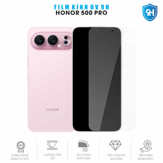 Miếng Dán Kính UV 9H Màn Hình Honor 500 Pro