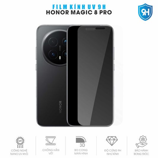 Miếng Dán Kính UV 9H Màn Hình Honor Magic 8 Pro