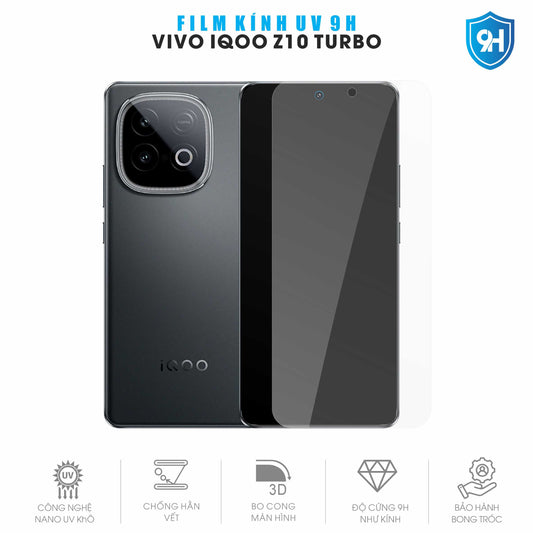 Miếng Dán Kính UV 9H Màn Hình Vivo iQOO Z10 Turbo | Pro | Plus