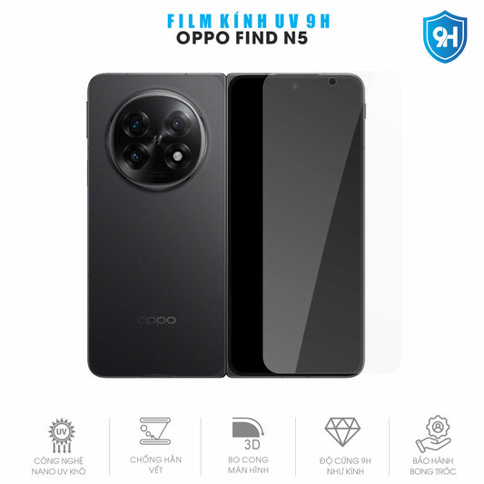 Miếng Dán Kính UV 9H Oppo Find N5 Full Màn Hình Ngoài