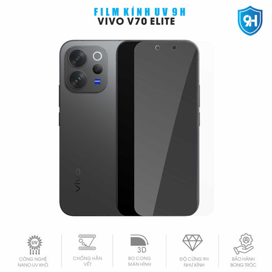 Miếng Dán Kính UV 9H Màn Hình Vivo V70 Elite