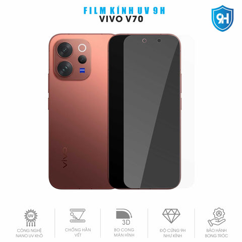 Miếng Dán Kính UV 9H Màn Hình Vivo V70