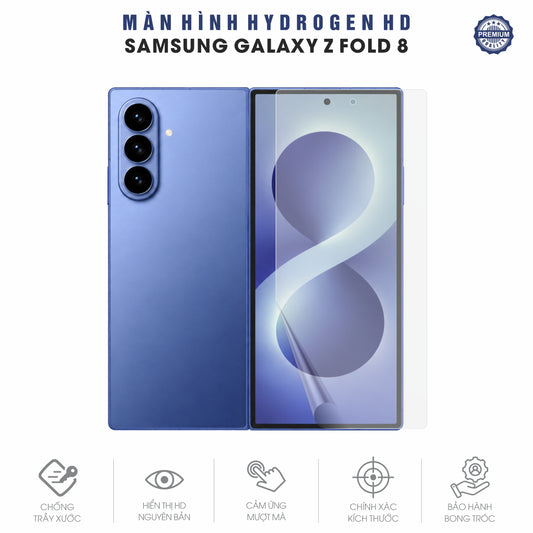 Miếng Dán Hydrogen HD Samsung Galaxy Z Fold 8 Full Màn Hình Ngoài
