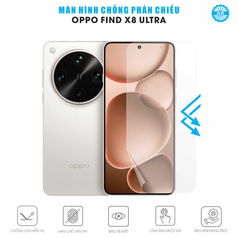 Miếng Dán Màn Hình Chống Chói Oppo Find X8 Ultra AR UV