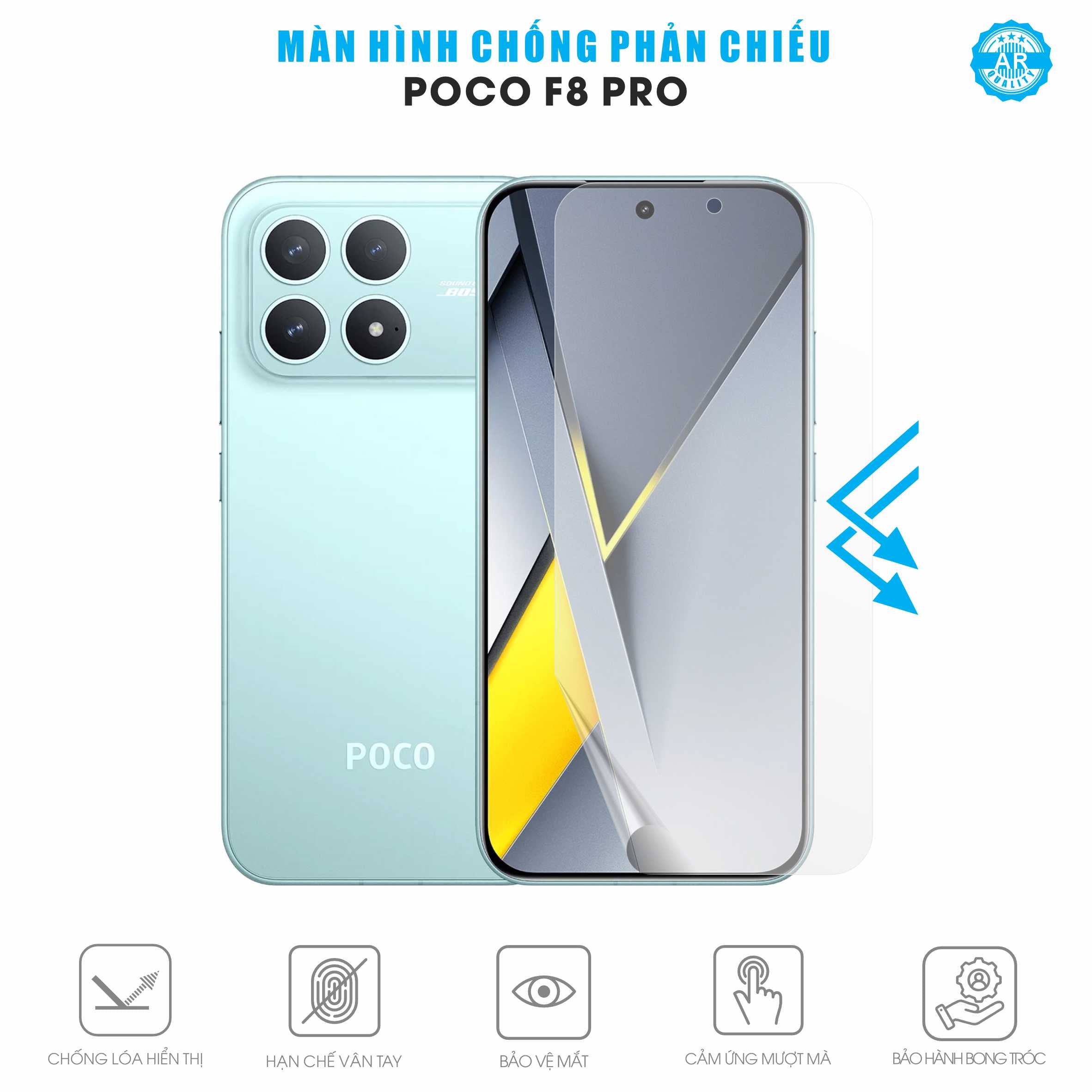 Miếng Dán Màn Hình Nano UV Poco F8 Pro