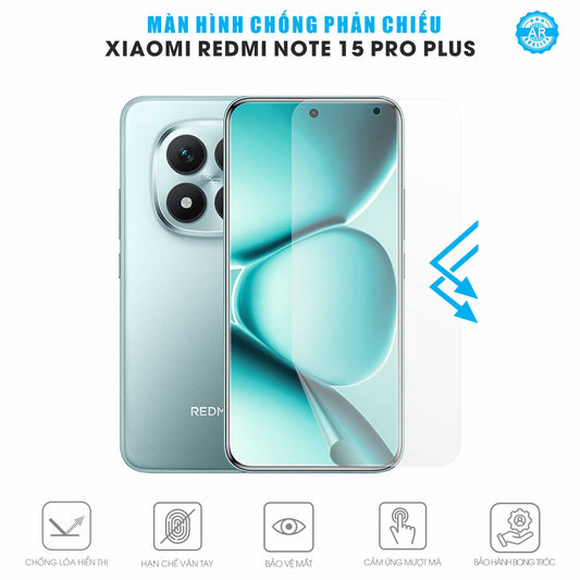 Miếng Dán Màn Hình Chống Chói Redmi Note 15 Pro Plus AR UV