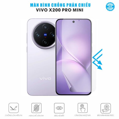 Miếng Dán Màn Hình Chống Chói Vivo X200 | Pro | Pro Mini | Ultra AR UV