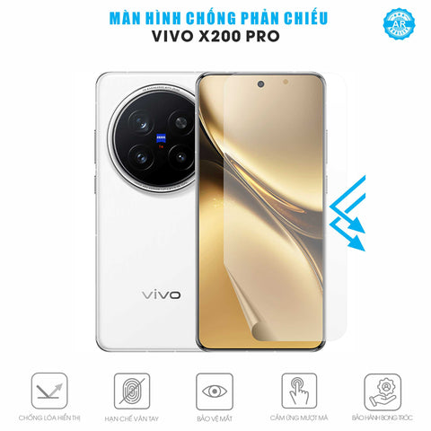 Miếng Dán Màn Hình Chống Chói Vivo X200 | Pro | Pro Mini | Ultra AR UV