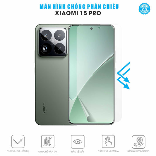 Miếng Dán Màn Hình Chống Chói Xiaomi 15 | Pro | Ultra | 15T | 15T Pro AR UV