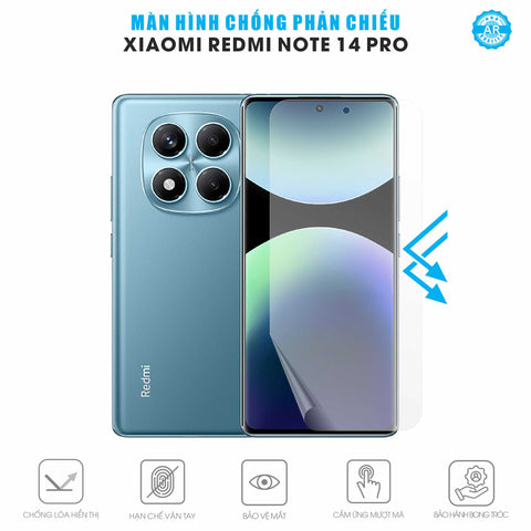 Miếng Dán Màn Hình Chống Chói Redmi Note 14 Pro AR UV
