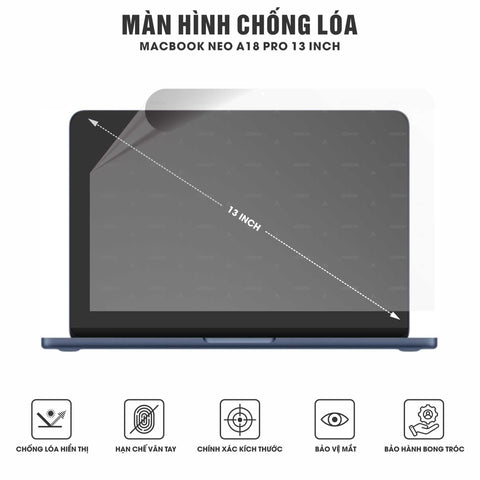 Miếng Dán Màn Hình Macbook Neo Chống Vân Chống Lóa