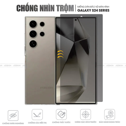 Miếng dán màn hình chống nhìn trộm cho Samsung Galaxy S24 Ultra / S24 Plus / S24 FE