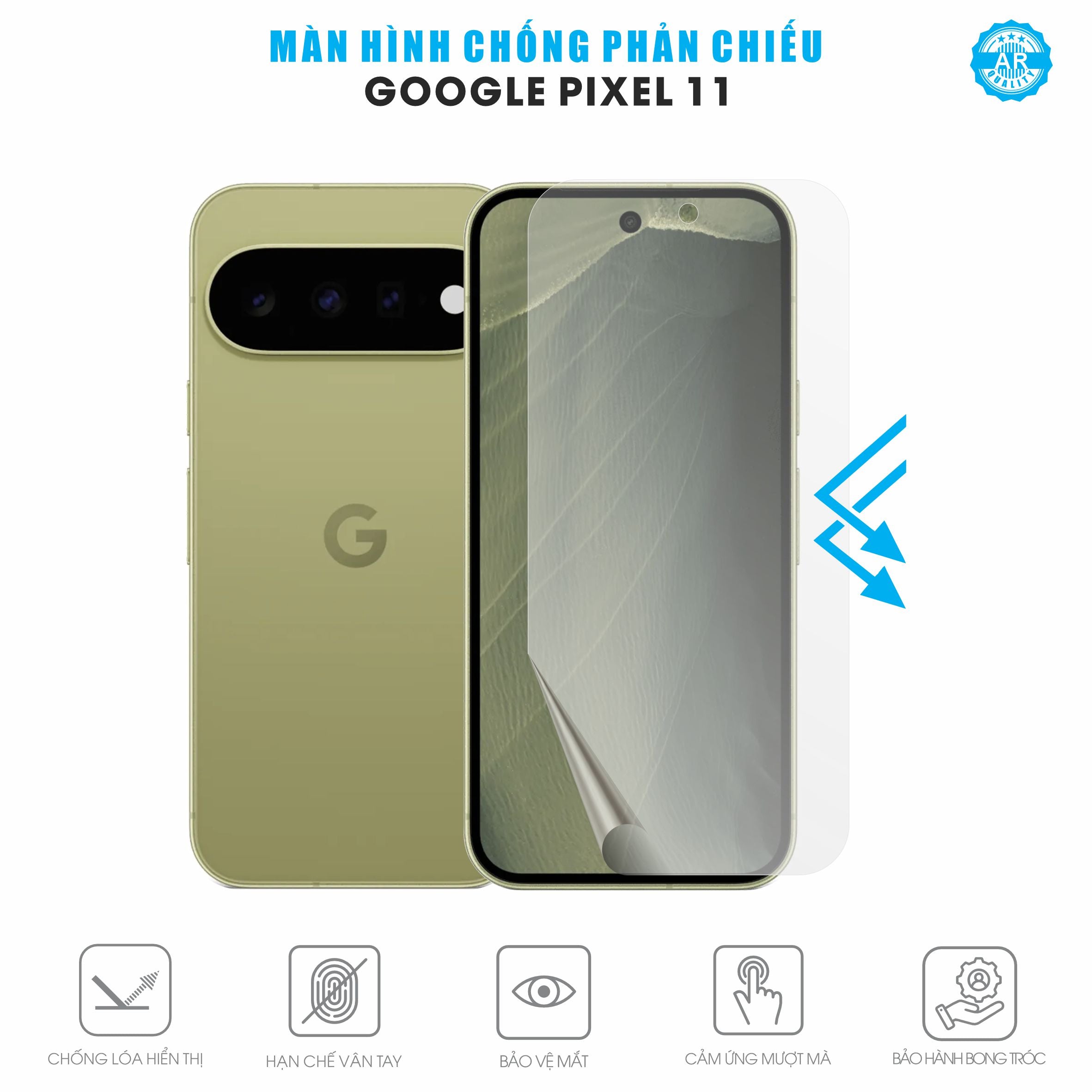 Miếng Dán Màn Hình Chống Chói Google Pixel 11 AR UV
