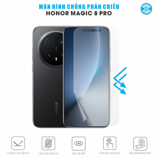 Miếng Dán Màn Hình Chống Chói Honor Magic 8 Pro AR UV