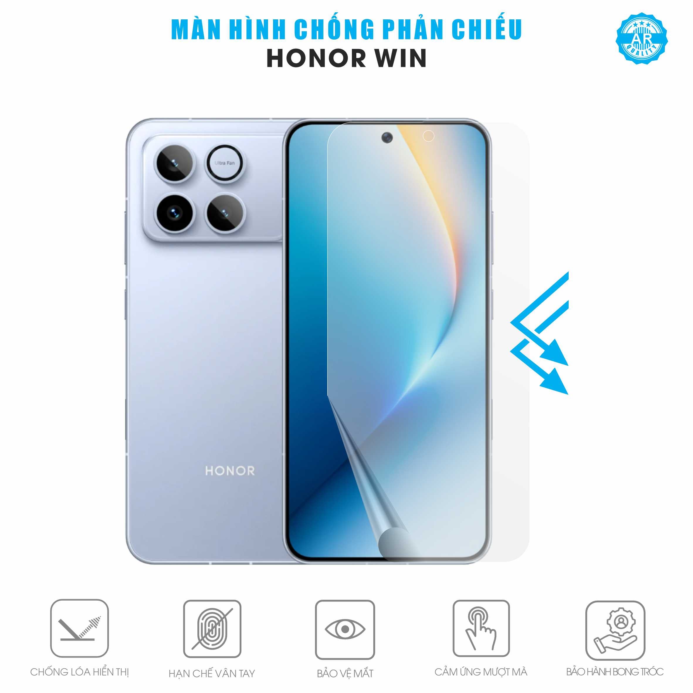 Miếng Dán Màn Hình Chống Phản Chiếu Honor Win AR UV