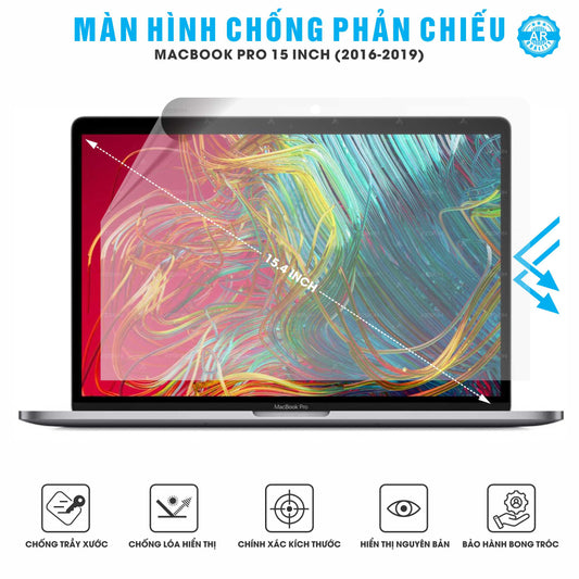 Miếng Dán Màn Hình Macbook Pro 2016-2019 15 INCH Chống Phản Chiếu AR