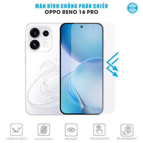 Miếng Dán Màn Hình Chống Phản Chiếu Oppo Reno16 Pro AR UV