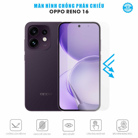 Miếng Dán Màn Hình Chống Phản Chiếu Oppo Reno16 AR UV