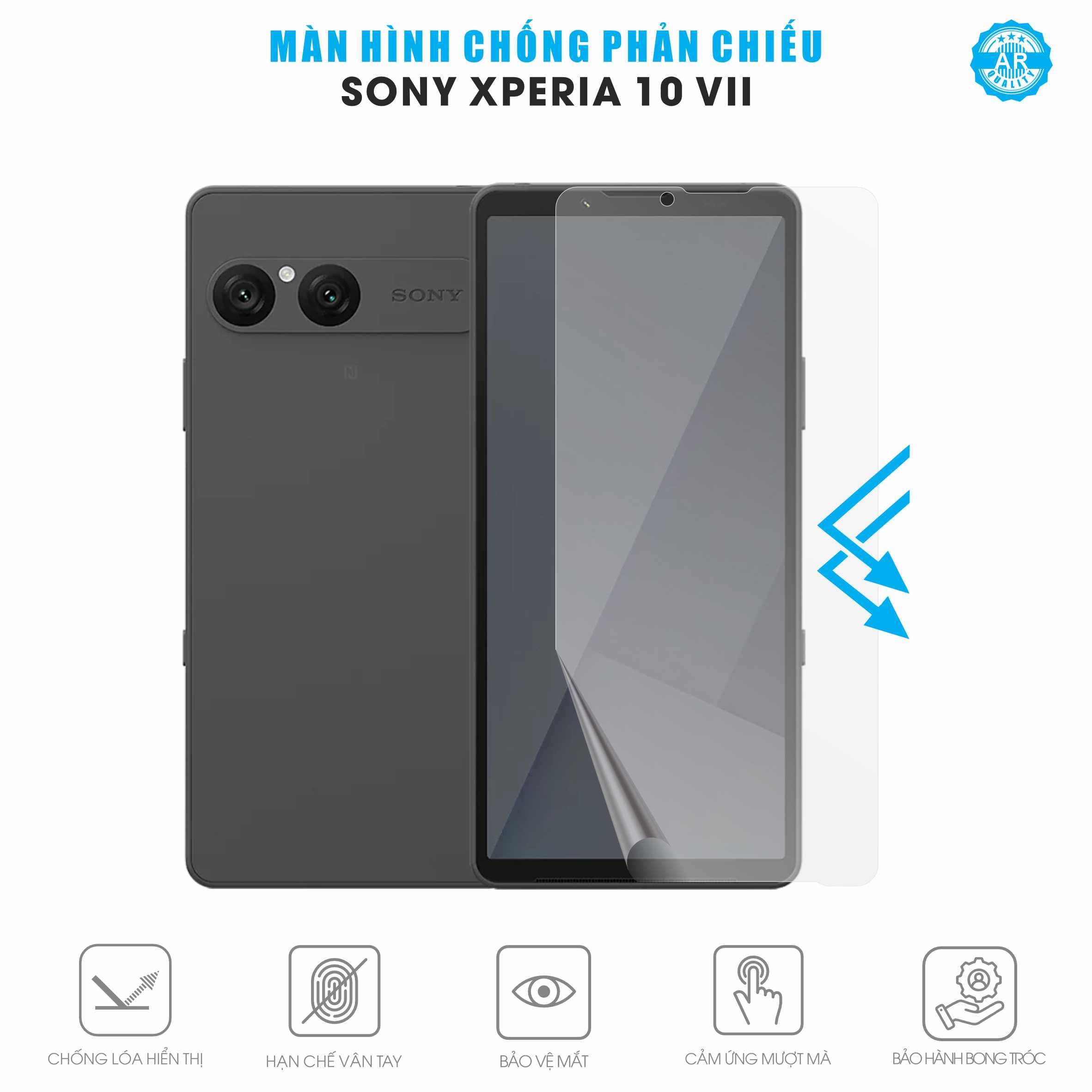 Miếng Dán Màn Hình Chống Phản Chiếu Sony Xperia 10 VII AR UV