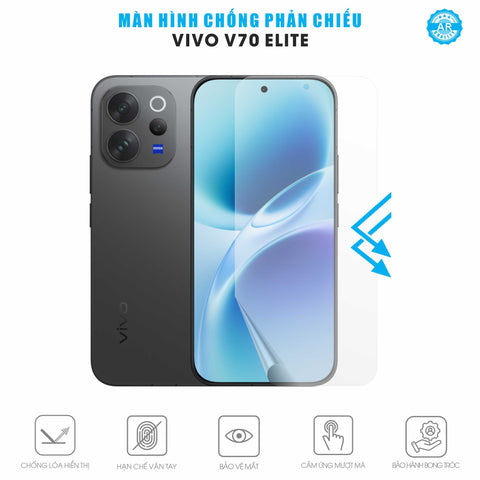 Miếng Dán Màn Hình Chống Phản Chiếu Vivo V70 Elite AR UV