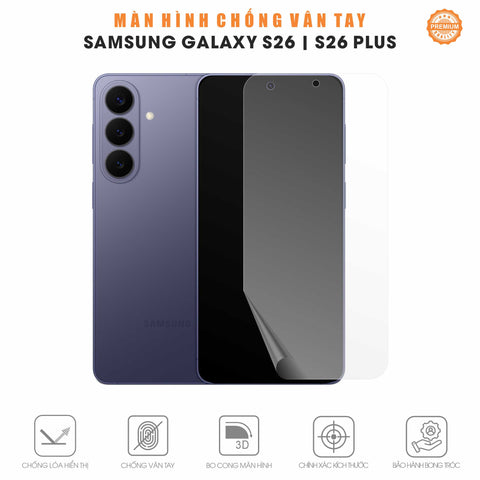 Miếng Dán Màn Hình Chống Vân Tay Galaxy S26 | Plus