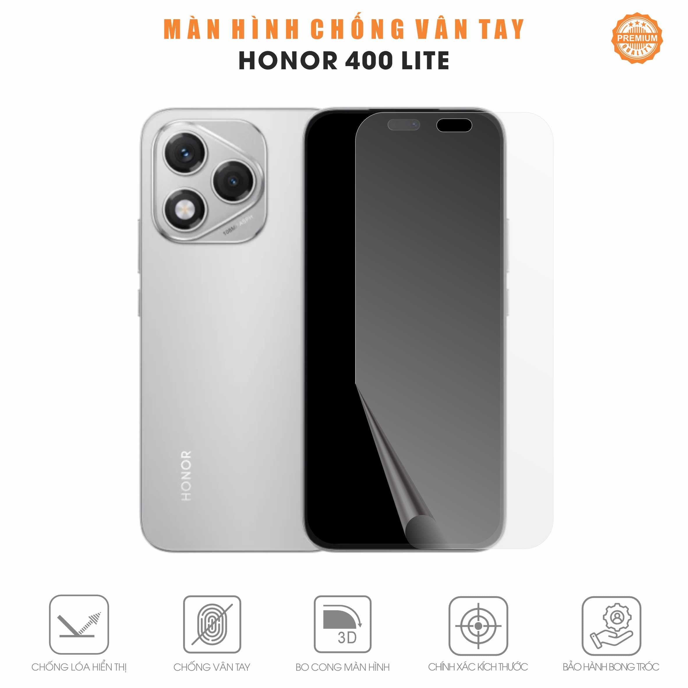Miếng Dán Màn Hình Chống Vân Tay Honor 400 Lite