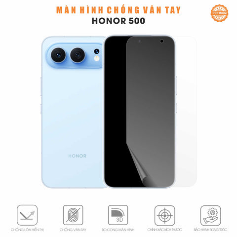 Miếng Dán Màn Hình Chống Vân Tay Honor 500